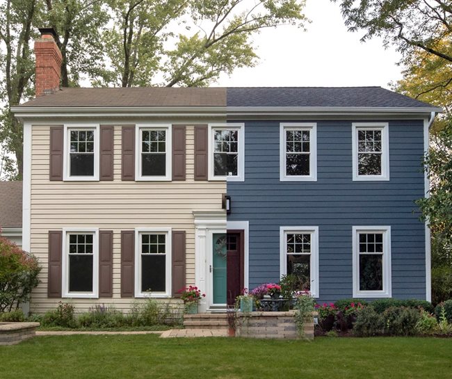 James Hardie Siding Before and After