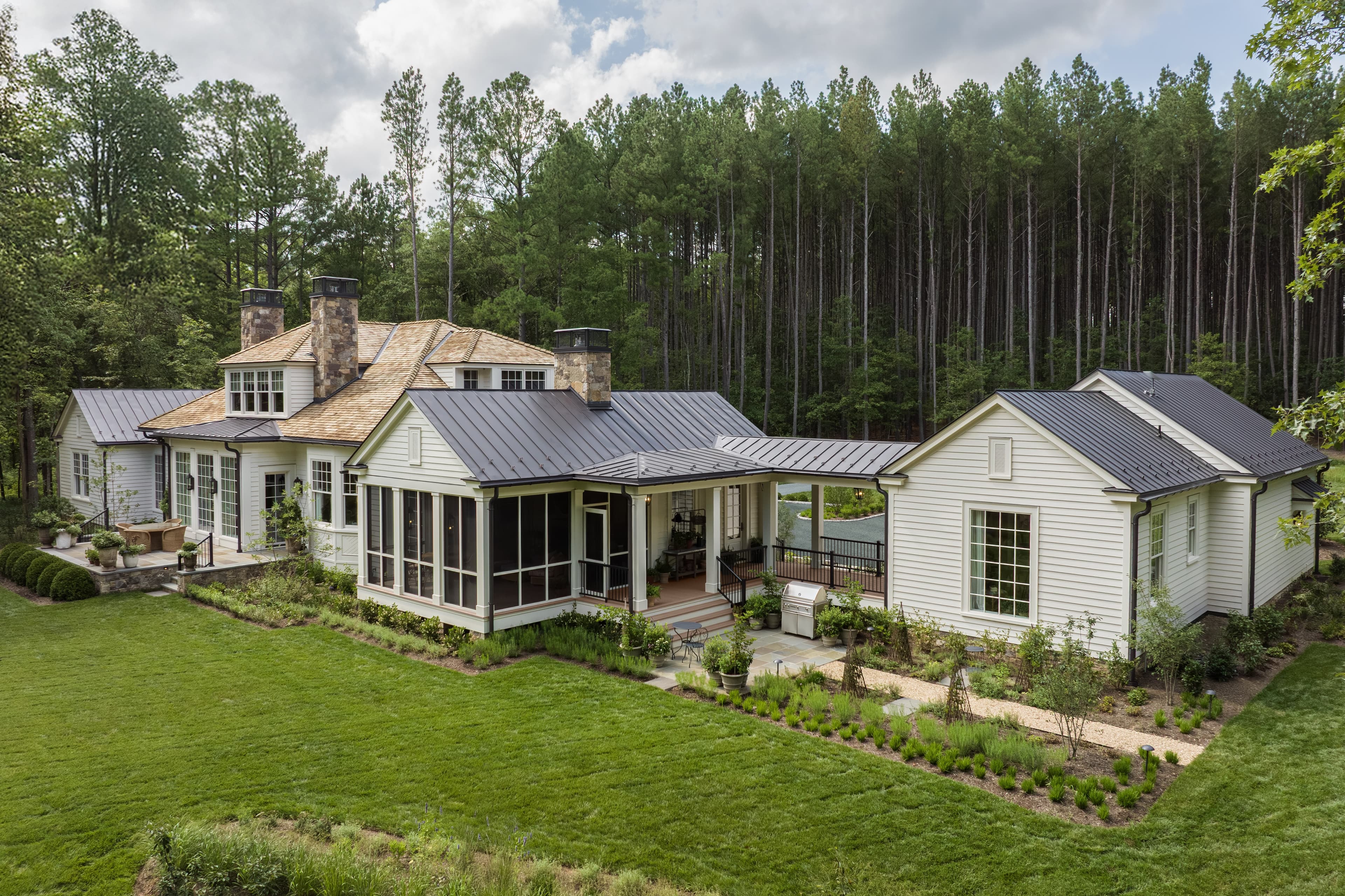 Rear view of Southern Living 2025 Idea House