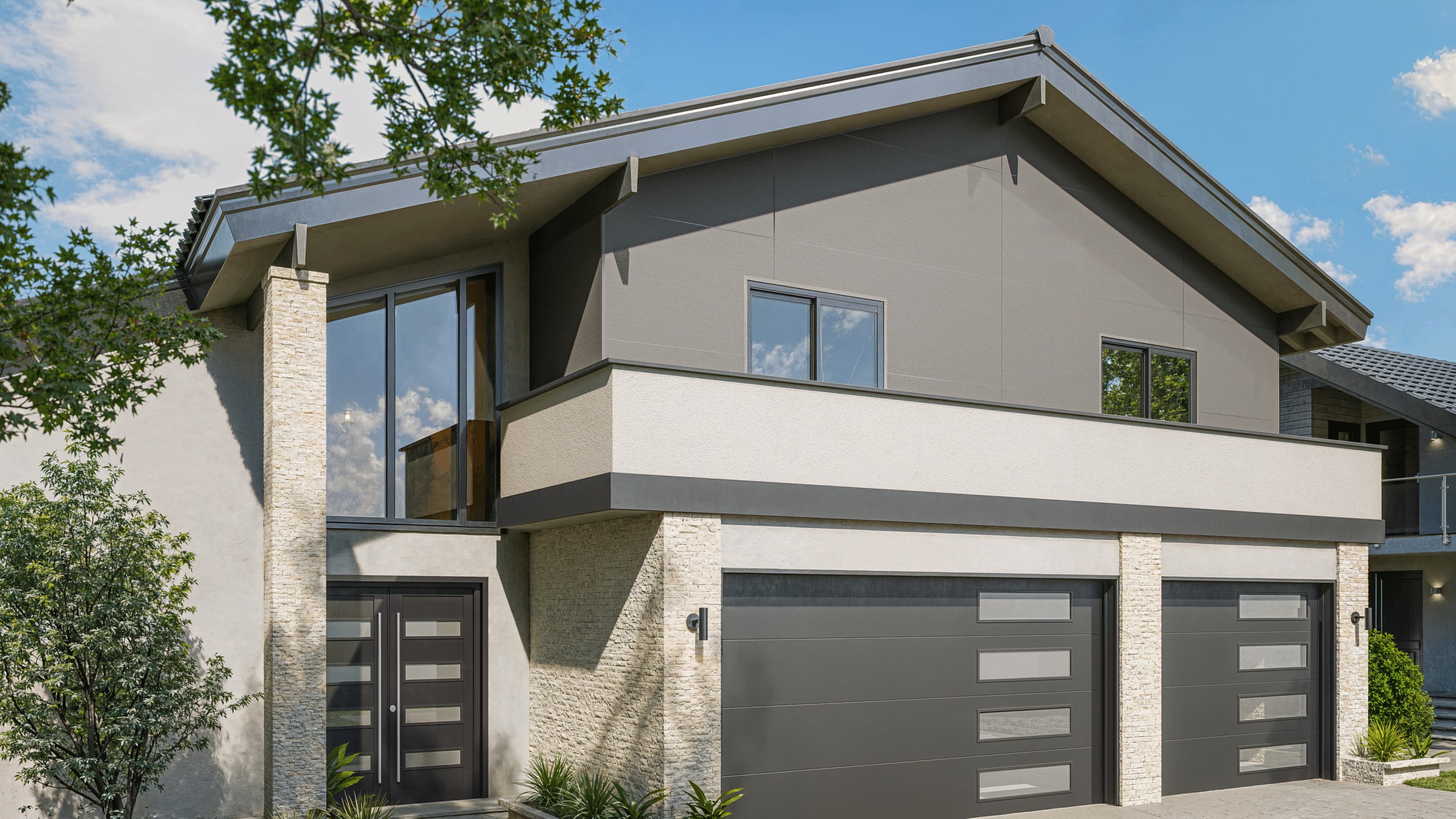 The Hardie™ Architectural Collection: Transitional home in Mounded Sand The Hardie™ Architectural Collection: Transitional home in Mounded Sand