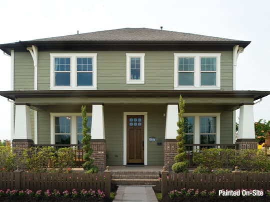 green-house-with-white-trim green house with white trim