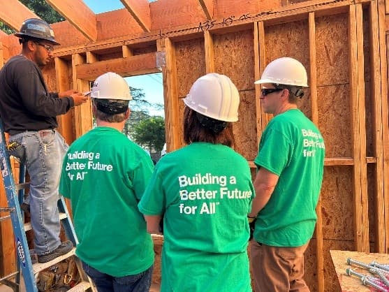 James Hardie and Habitat for Humanity® Support Altadena Community James Hardie employees stand alongside San Gabriel Valley Habitat for Humanity volunteers