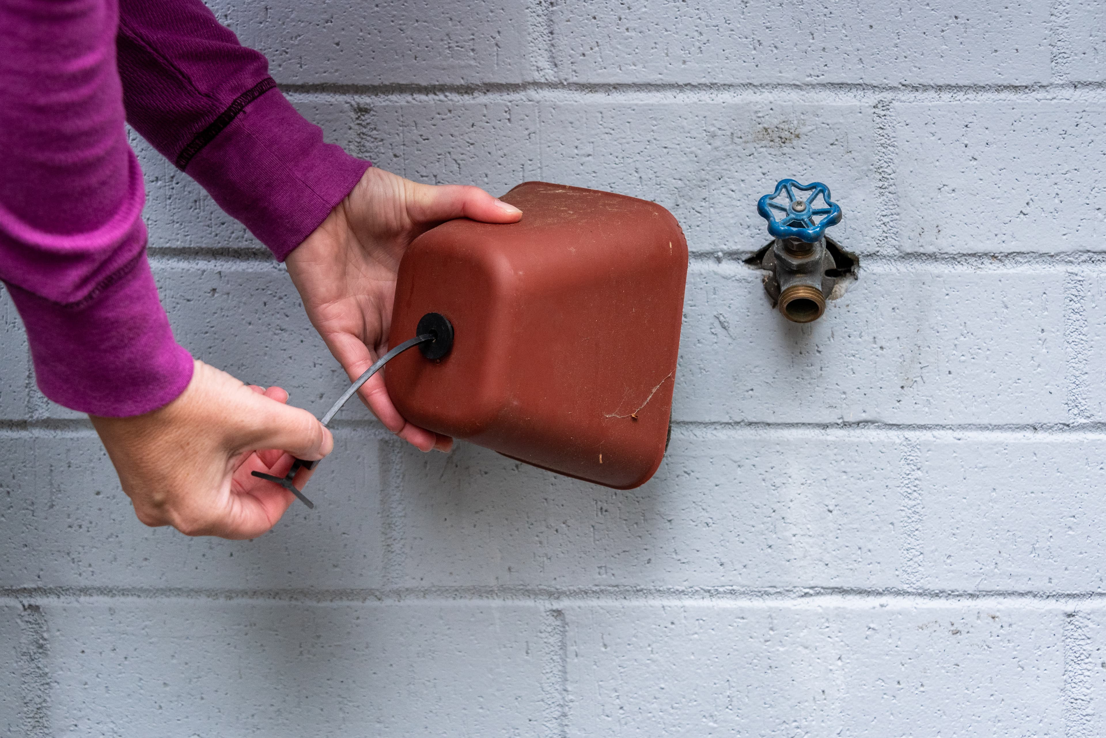 Prepare Your Home for Winter: PROTECT OUTDOOR FAUCETS Winter cover for an outdoor faucet