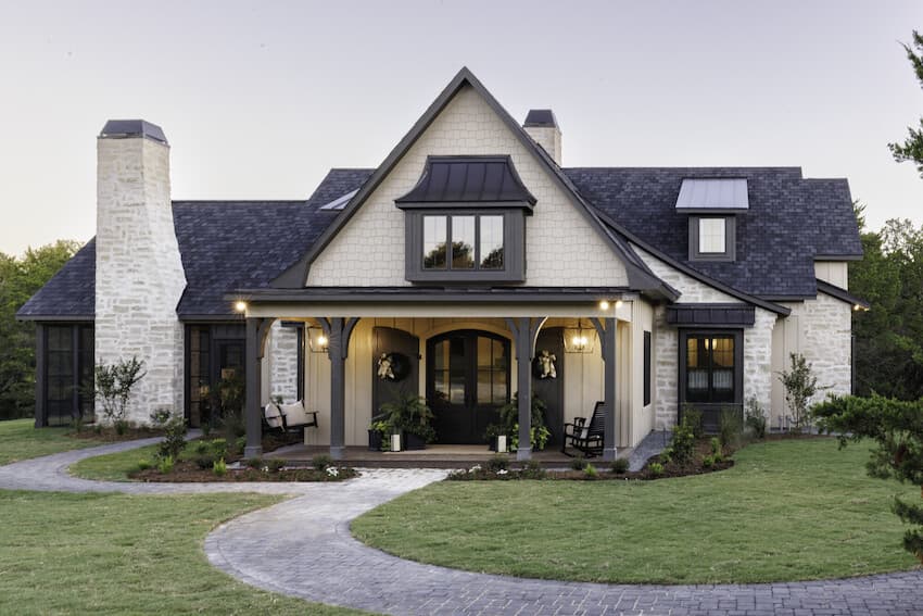 Mixing Siding Styles: Home clad with Hardie shingle and Hardie Trim Mixing Siding Styles: Home clad with Hardie shingle and Hardie Trim