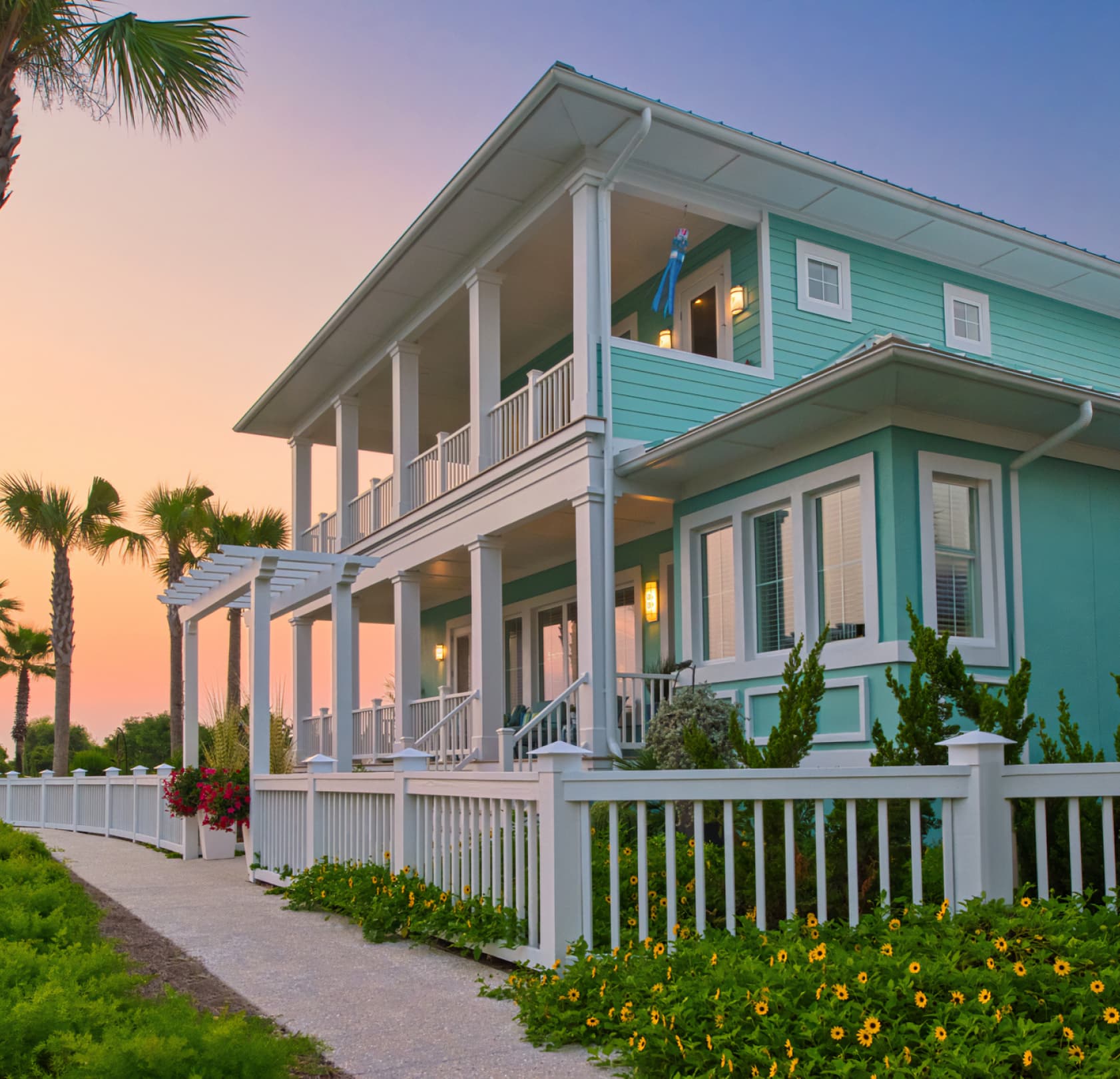 beach house with hardie plank in blu note