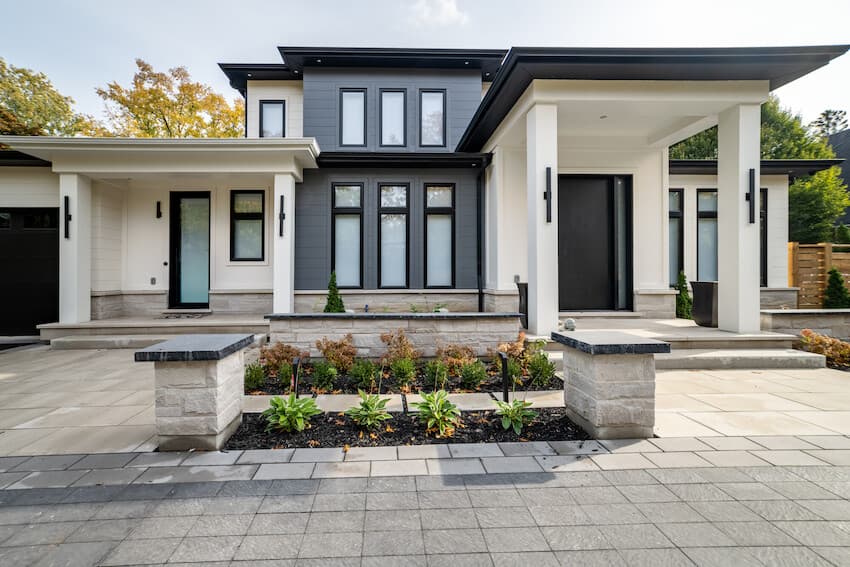 Mixing Siding Styles: Contemporary home with Hardie Artisan Shiplap Mixing Siding Styles: Contemporary home with Hardie Artisan Shiplap